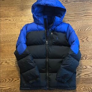 Polo Ralph Lauren Boys Blue and Black Puffer Jacket
